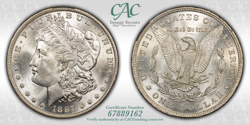 CAC Grading Coin Image Secure