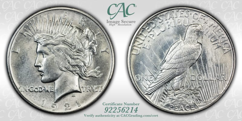 CAC Grading Coin Image Secure