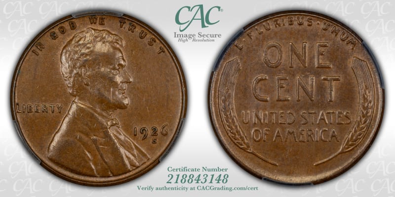 CAC Grading Coin Image Secure
