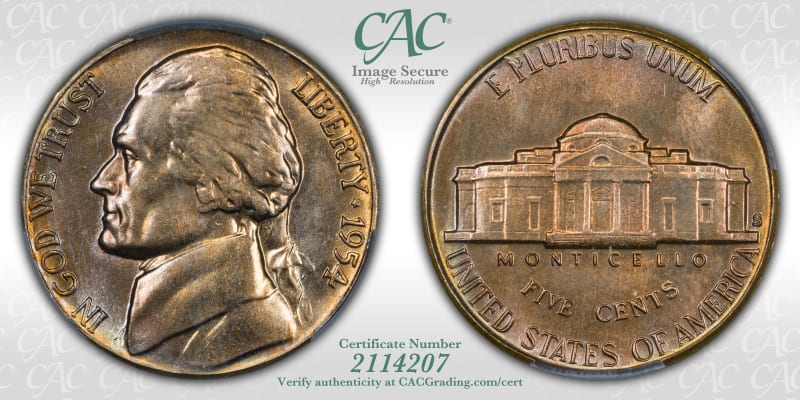 CAC Grading Coin Image Secure