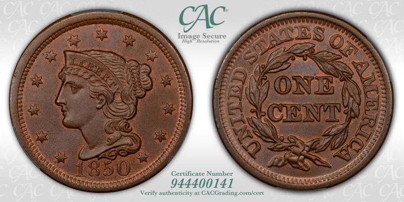 CAC Grading Coin Image Secure