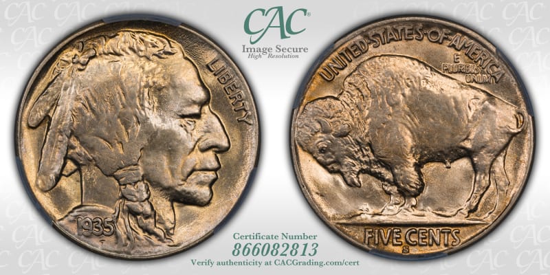 CAC Grading Coin Image Secure