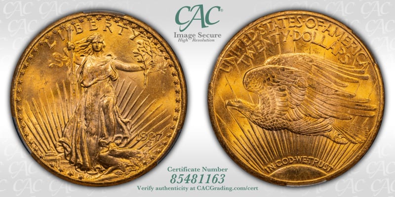 CAC Grading Coin Image Secure
