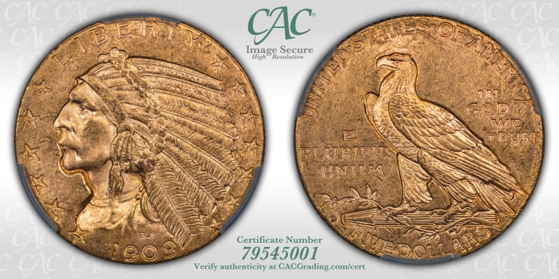 CAC Grading Coin Image Secure
