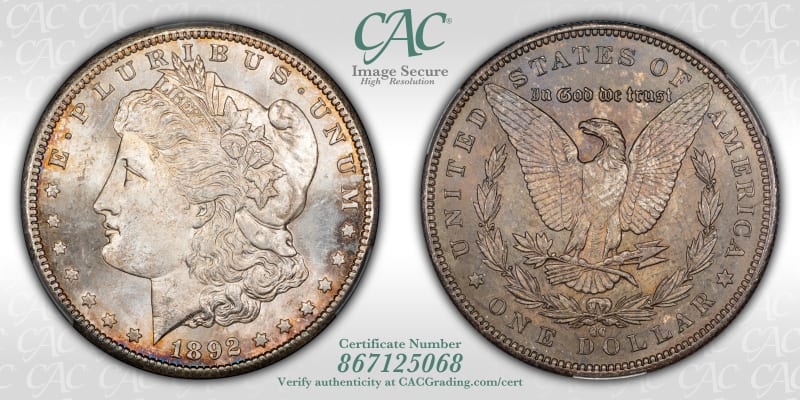 CAC Grading Coin Image Secure