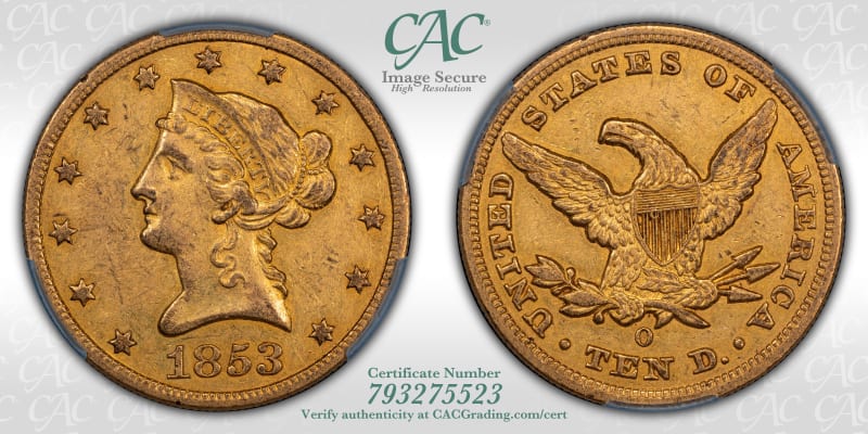 CAC Grading Coin Image Secure
