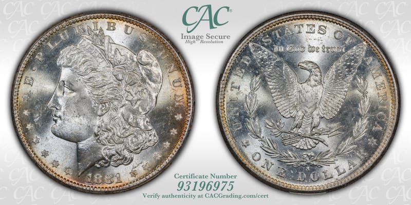 CAC Grading Coin Image Secure