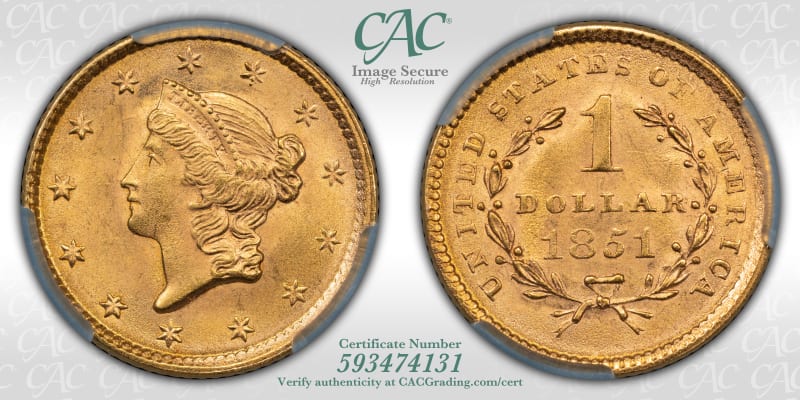 CAC Grading Coin Image Secure