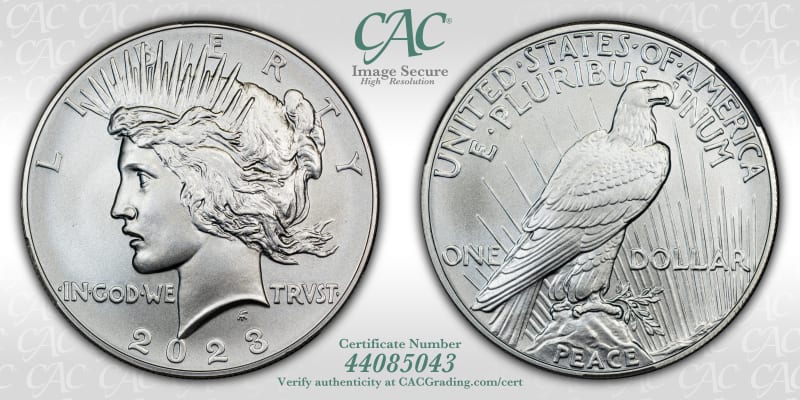 CAC Grading Coin Image Secure