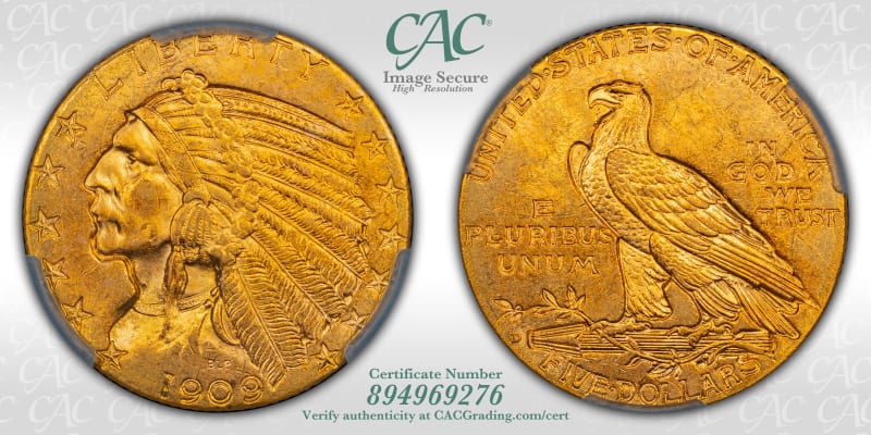 CAC Grading Coin Image Secure