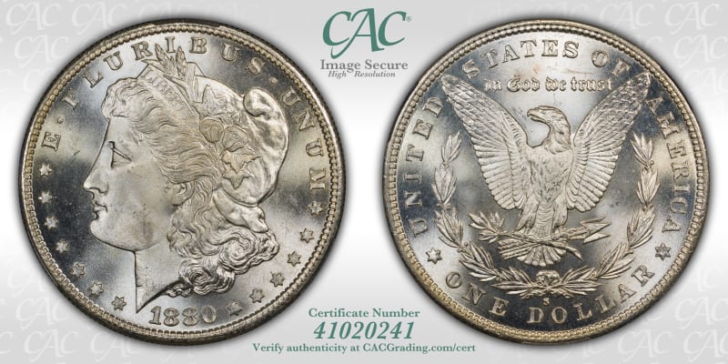CAC Grading Coin Image Secure