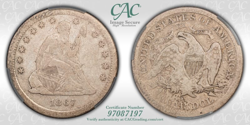 CAC Grading Coin Image Secure