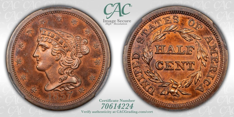 CAC Grading Coin Image Secure