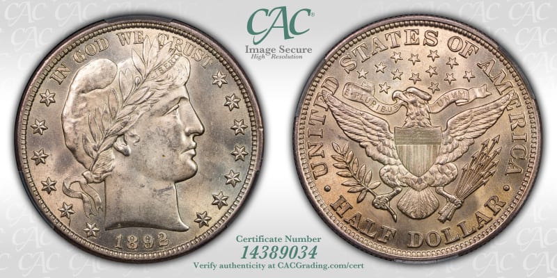 CAC Grading Coin Image Secure