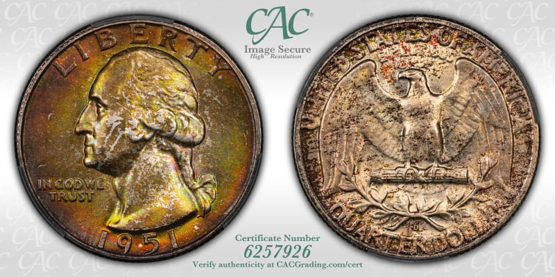 CAC Grading Coin Image Secure