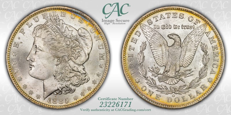 CAC Grading Coin Image Secure