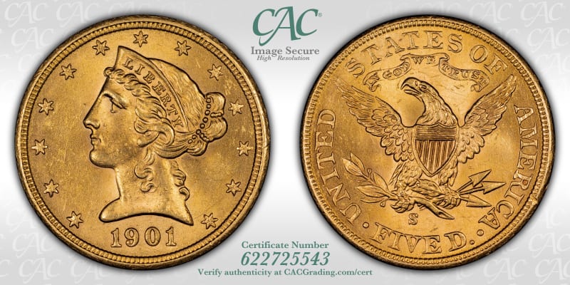 CAC Grading Coin Image Secure