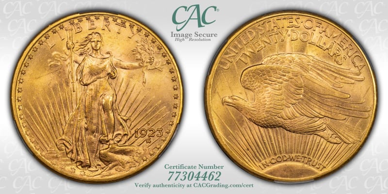 CAC Grading Coin Image Secure