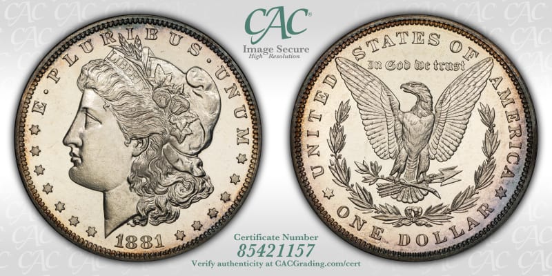 CAC Grading Coin Image Secure