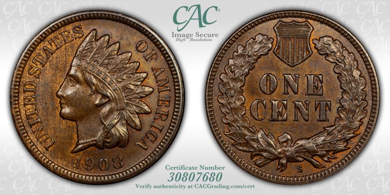 CAC Grading Coin Image Secure
