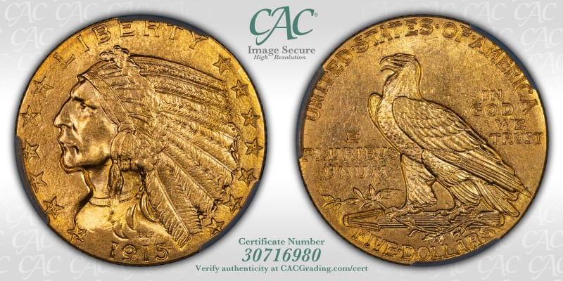 CAC Grading Coin Image Secure