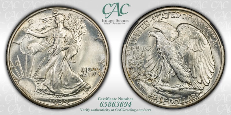 CAC Grading Coin Image Secure