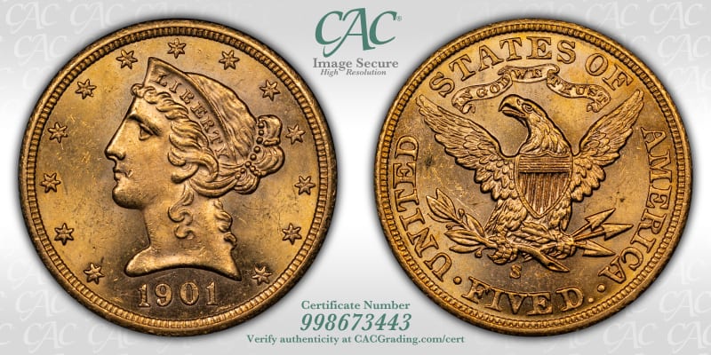 CAC Grading Coin Image Secure