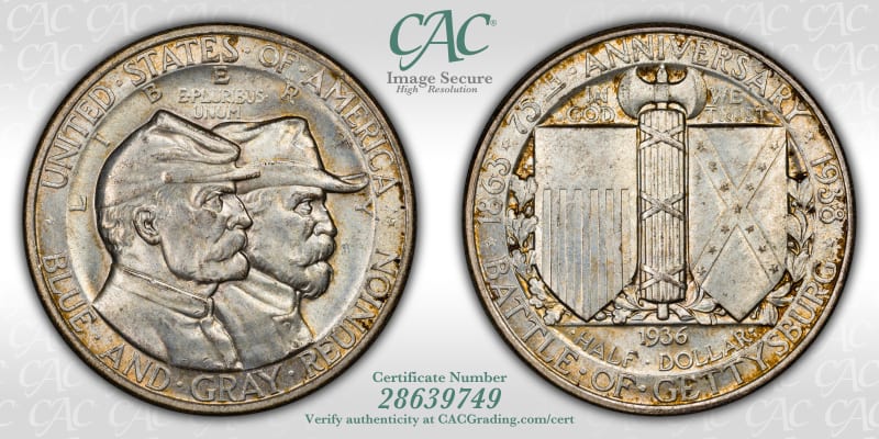 CAC Grading Coin Image Secure