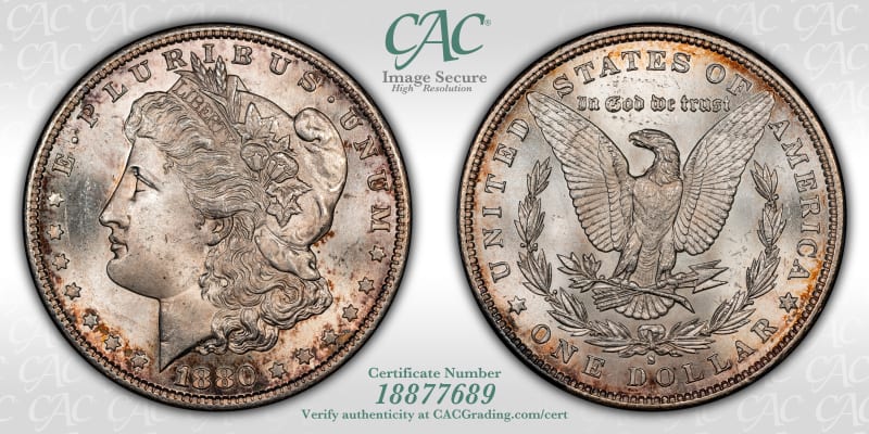 CAC Grading Coin Image Secure