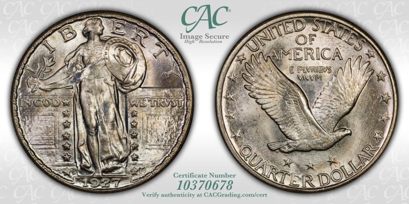 CAC Grading Coin Image Secure