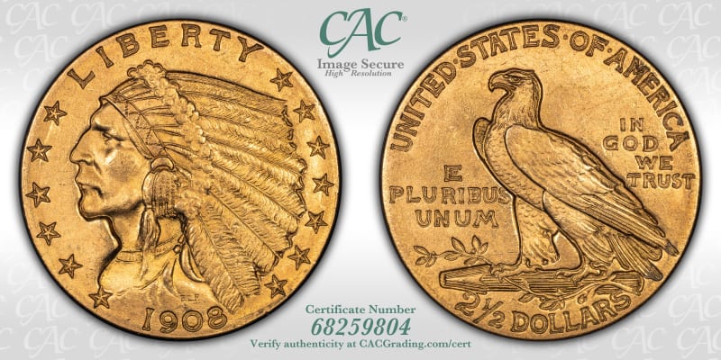CAC Grading Coin Image Secure