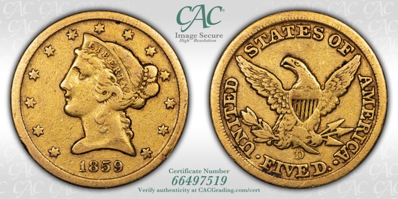 CAC Grading Coin Image Secure
