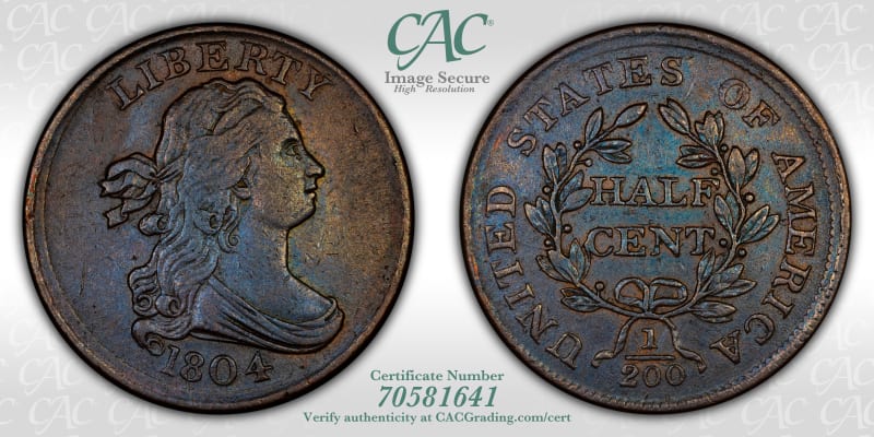 CAC Grading Coin Image Secure