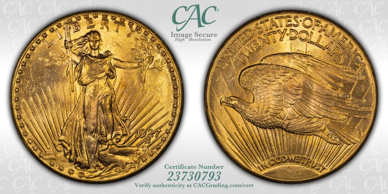 CAC Grading Coin Image Secure