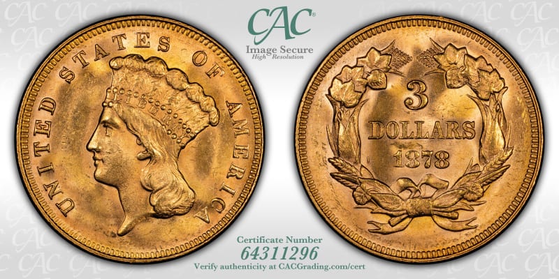 CAC Grading Coin Image Secure