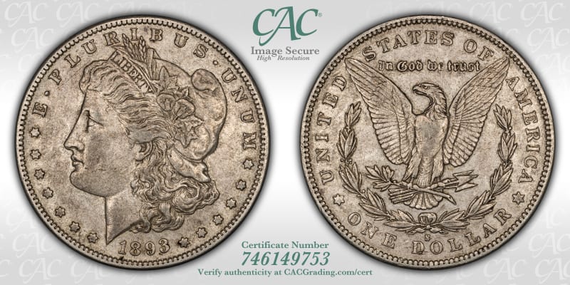 CAC Grading Coin Image Secure