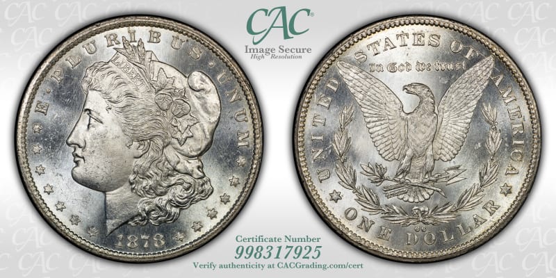 CAC Grading Coin Image Secure