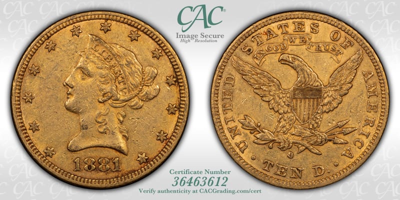 CAC Grading Coin Image Secure