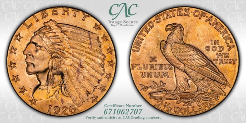 CAC Grading Coin Image Secure
