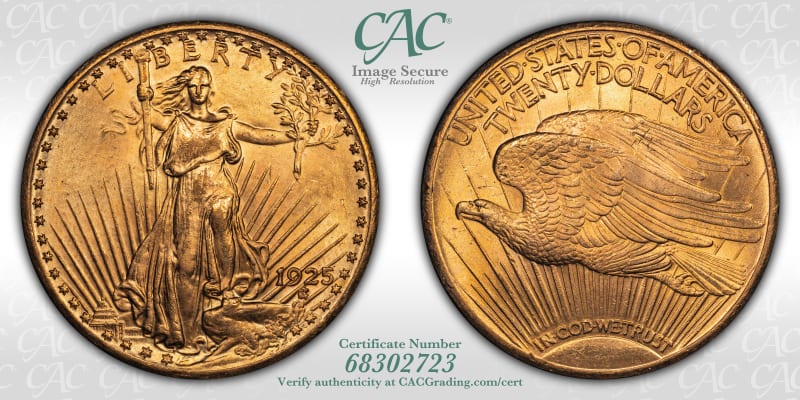 CAC Grading Coin Image Secure
