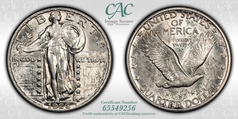 CAC Grading Coin Image Secure