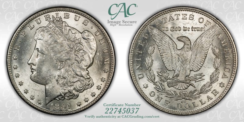 CAC Grading Coin Image Secure