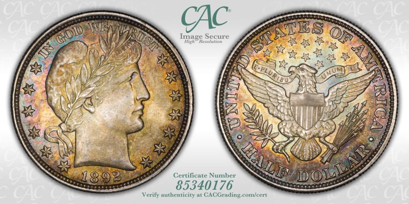 CAC Grading Coin Image Secure