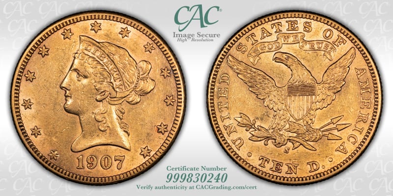 CAC Grading Coin Image Secure