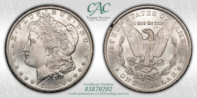 CAC Grading Coin Image Secure