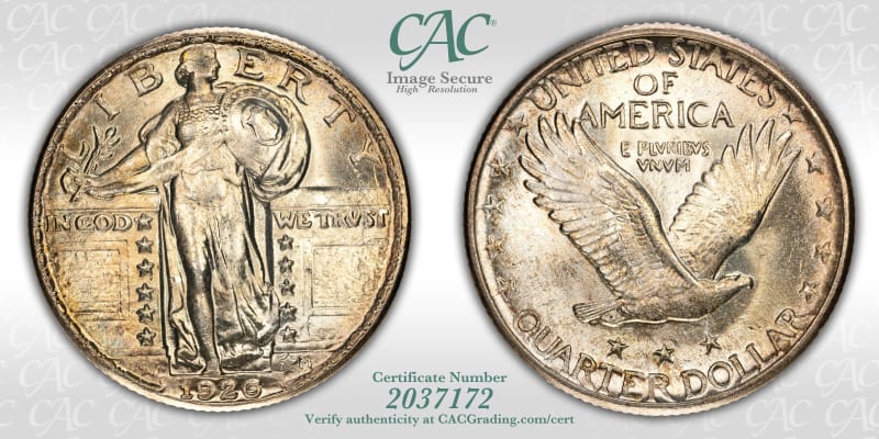 CAC Grading Coin Image Secure