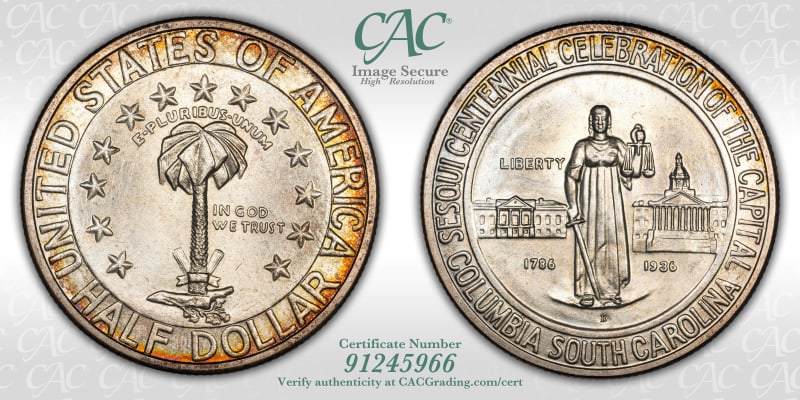 CAC Grading Coin Image Secure
