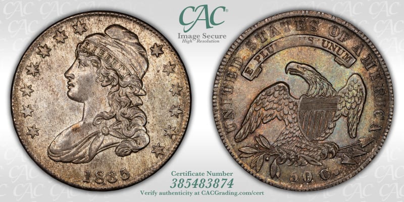 CAC Grading Coin Image Secure