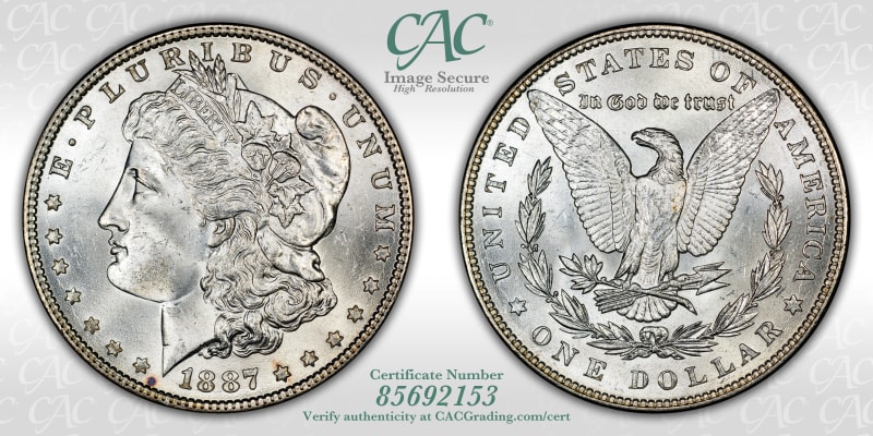 CAC Grading Coin Image Secure