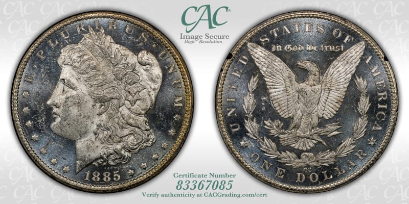 CAC Grading Coin Image Secure